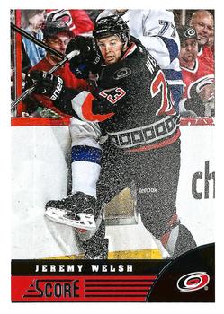 #83 Jeremy Welsh - Carolina Hurricanes - 2013-14 Score Hockey