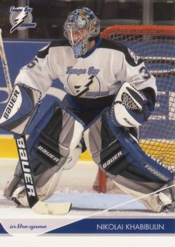 #83 Nikolai Khabibulin - Tampa Bay Lightning - 2003-04 In The Game Toronto Star Hockey