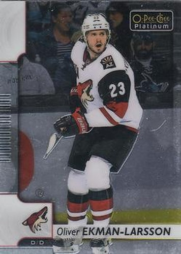 #83 Oliver Ekman-Larsson - Arizona Coyotes - 2017-18 O-Pee-Chee Platinum Hockey