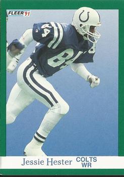 #83 Jessie Hester - Indianapolis Colts - 1991 Fleer Football