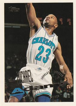 #83 Michael Adams - Charlotte Hornets - 1995-96 Topps Basketball