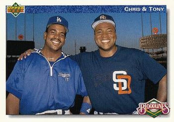 #83 Chris Gwynn / Tony Gwynn - San Diego Padres / Los Angeles Dodgers - 1992 Upper Deck Baseball