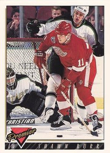 #83 Shawn Burr - Detroit Red Wings - 1993-94 Topps Premier Hockey