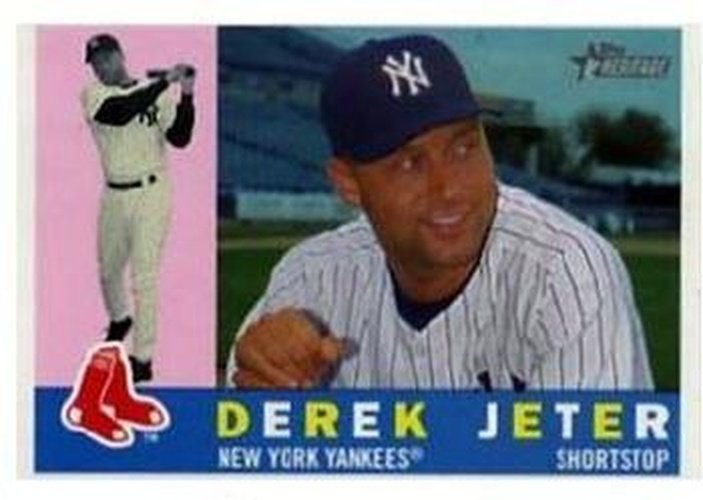 #83b Derek Jeter - New York Yankees - 2009 Topps Heritage Baseball
