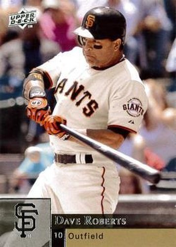 #842 Dave Roberts - San Francisco Giants - 2009 Upper Deck Baseball