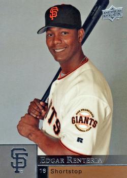 #849 Edgar Renteria - San Francisco Giants - 2009 Upper Deck Baseball