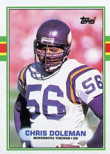#84 Chris Doleman - Minnesota Vikings - 1989 Topps Football