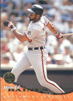 #84 Harold Baines - Baltimore Orioles - 1994 Leaf Baseball