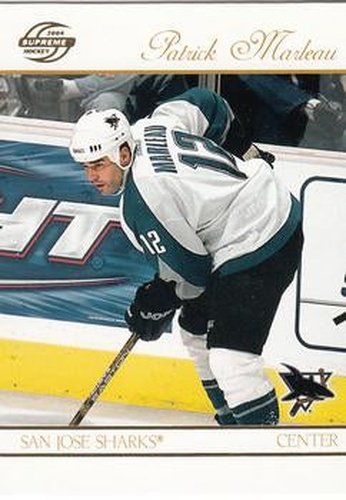 #84 Patrick Marleau - San Jose Sharks - 2003-04 Pacific Supreme Hockey