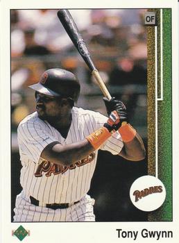 #384 Tony Gwynn - San Diego Padres - 1989 Upper Deck Baseball
