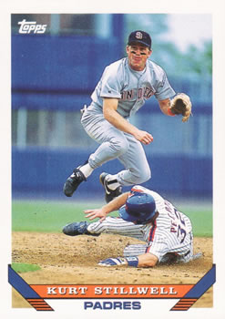 #84 Kurt Stillwell - San Diego Padres - 1993 Topps Baseball