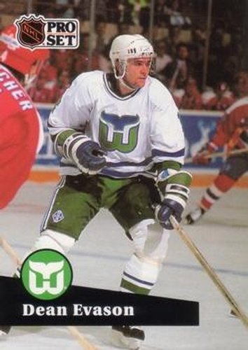 #84 Dean Evason - 1991-92 Pro Set Hockey