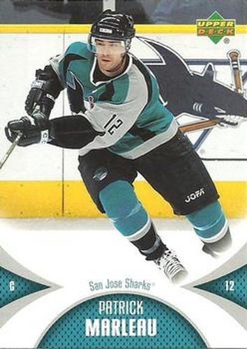 #84 Patrick Marleau - San Jose Sharks - 2006-07 Upper Deck Mini Jersey Hockey
