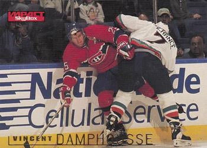 #84 Vincent Damphousse - Montreal Canadiens - 1995-96 SkyBox Impact Hockey