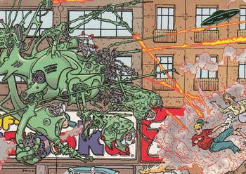 #84 War pod / Earthlings to smithereens - 1994 Topps Mars Attacks