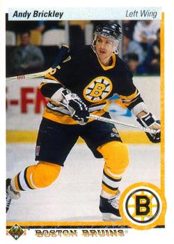 #84 Andy Brickley - Boston Bruins - 1990-91 Upper Deck Hockey
