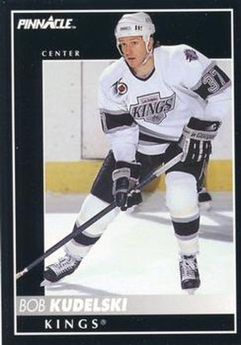 #84 Bob Kudelski - Los Angeles Kings - 1992-93 Pinnacle Canadian Hockey