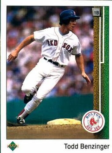 #184 Todd Benzinger - Boston Red Sox - 1989 Upper Deck Baseball