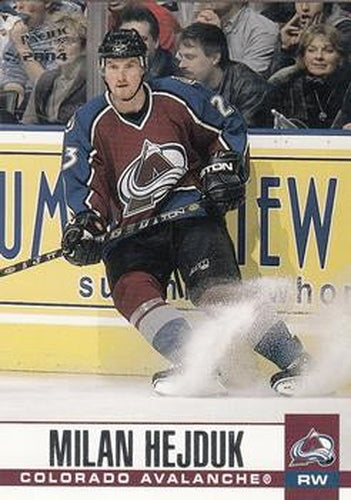 #84 Milan Hejduk - Colorado Avalanche - 2003-04 Pacific Hockey