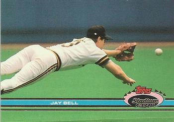 #84 Jay Bell - Pittsburgh Pirates - 1991 Stadium Club Baseball