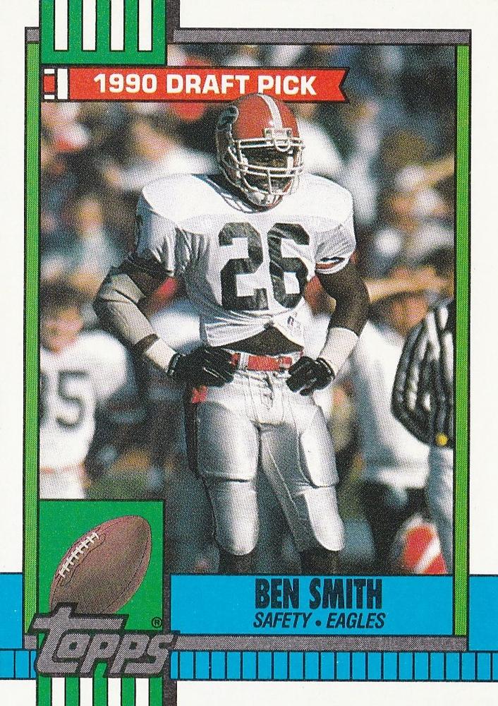 #84 Ben Smith - Philadelphia Eagles - 1990 Topps Football