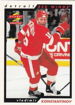 #84 Vladimir Konstantinov - Detroit Red Wings - 1996-97 Score Hockey