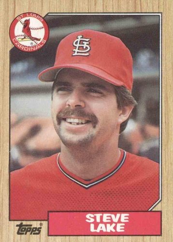 #84 Steve Lake - St. Louis Cardinals - 1987 Topps Baseball