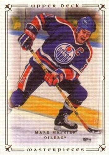 #84 Mark Messier - Edmonton Oilers - 2008-09 Upper Deck Masterpieces Hockey