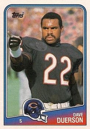 #84 Dave Duerson - Chicago Bears - 1988 Topps Football
