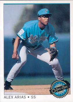 #84 Alex Arias - Florida Marlins - 1993 O-Pee-Chee Premier Baseball
