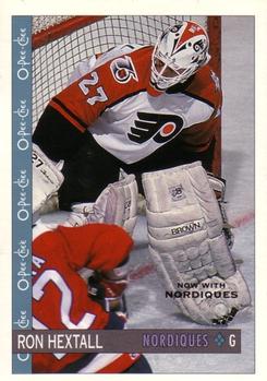 #84 Ron Hextall - Quebec Nordiques - 1992-93 O-Pee-Chee Hockey
