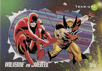 #84 Wolverine and Daredevil - 1992 Impel Marvel Universe