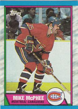 #84 Mike McPhee - Montreal Canadiens - 1989-90 Topps Hockey