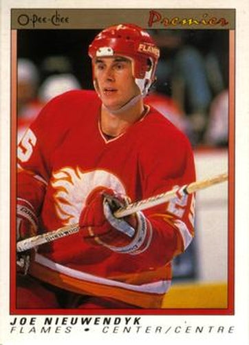 #84 Joe Nieuwendyk - Calgary Flames - 1990-91 O-Pee-Chee Premier Hockey