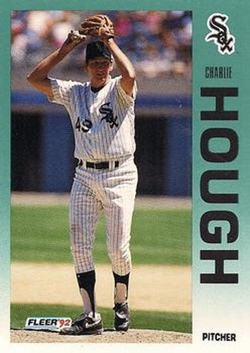 #84 Charlie Hough - Chicago White Sox - 1992 Fleer Baseball