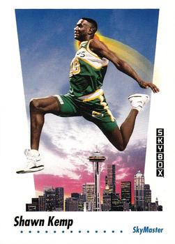 #584 Shawn Kemp - Seattle SuperSonics - 1991-92 SkyBox Basketball