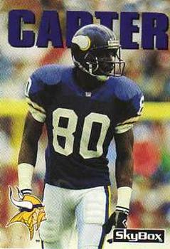 #84 Cris Carter - Minnesota Vikings - 1992 SkyBox Impact Football