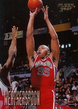#84 Clarence Weatherspoon - Philadelphia 76ers - 1996-97 Fleer Basketball