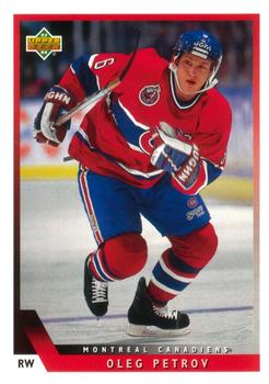 #84 Oleg Petrov - Montreal Canadiens - 1993-94 Upper Deck Hockey