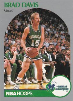 #84 Brad Davis - Dallas Mavericks - 1990-91 Hoops Basketball