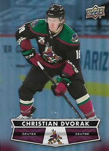 #84 Christian Dvorak - Arizona Coyotes - 2021-22 Upper Deck Tim Hortons Hockey