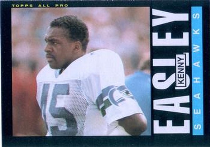 #384 Kenny Easley - Seattle Seahawks - 1985 Topps Football