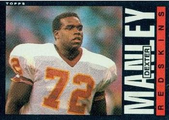 #184 Dexter Manley - Washington Redskins - 1985 Topps Football