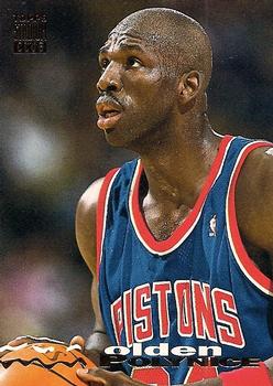 #84 Olden Polynice - Detroit Pistons - 1993-94 Stadium Club Basketball