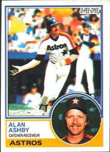 #84 Alan Ashby - Houston Astros - 1983 O-Pee-Chee Baseball