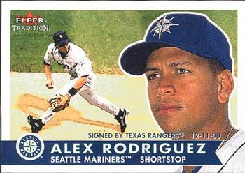 #84 Alex Rodriguez - Texas Rangers - 2001 Fleer Tradition Baseball