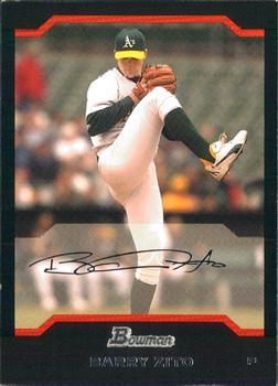 #84 Barry Zito - Oakland Athletics - 2004 Bowman Baseball