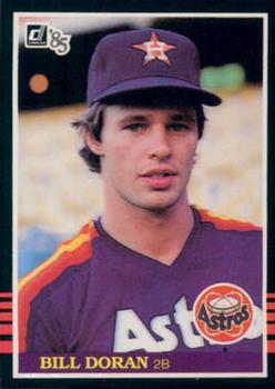 #84 Bill Doran - Houston Astros - 1985 Donruss Baseball
