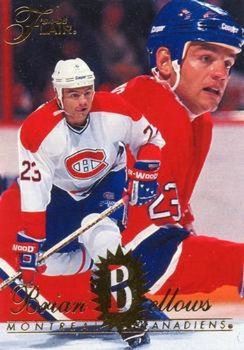 #84 Brian Bellows - Montreal Canadiens - 1994-95 Flair Hockey