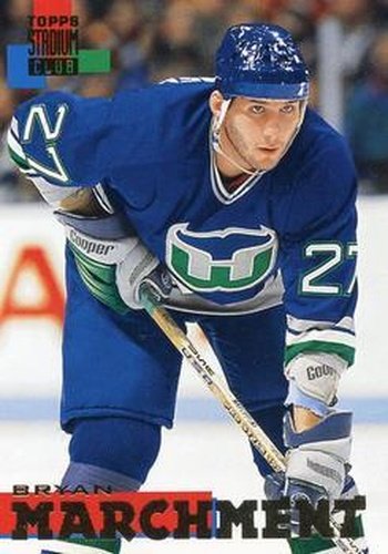#84 Bryan Marchment - Hartford Whalers - 1994-95 Stadium Club Hockey